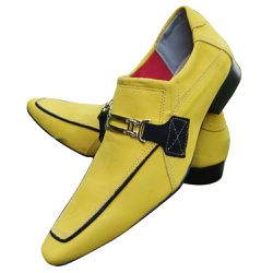 Sapato Masculino Italiano Em Couro Social Executiv... - Art Sapatos ®