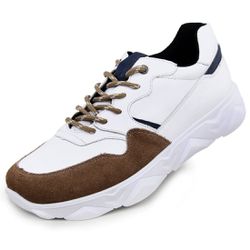 Sapatênis Masculino Radical Track Branco Areia San... - Art Sapatos ®