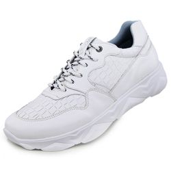 Sapatênis Masculino Radical Track Branco White Par... - Art Sapatos ®