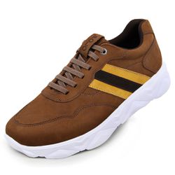 Sapatênis Masculino Radical Track Marrom Nobuck Te... - Art Sapatos ®