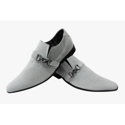 Sapato Masculino Em Couro Branco Acrilã Veneza Col... - Art Sapatos ®