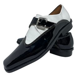 Sapato Masculino Italiano Em Couro Preto Social Re... - Art Sapatos ®