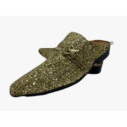 Babuche Masculino Em Couro Social Dourado Ref: BB1... - Art Sapatos ®