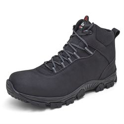 Bota Masculina Em Couro Nobuck Grafitti Preto Urba... - Art Sapatos ®