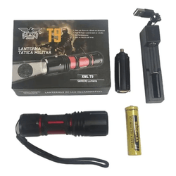 Lanterna JWS JY-9817 T9 XML T9 Recarregável - 722... - ARUANA FRANCA