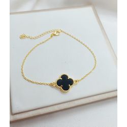 Pulseira Um Trevo Banhada a Ouro - 997.25 - A S JOIAS E SEMIJOIAS