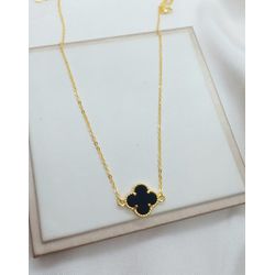Choker Um Trevo Banhado a Ouro - 990.115 - A S JOIAS E SEMIJOIAS