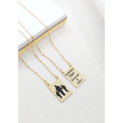 Escapulário Personalizado Banhado a Ouro Com Até 2... - A S JOIAS E SEMIJOIAS