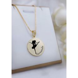 Colar Personalizado Infantil Banhado a Ouro - 999.... - A S JOIAS E SEMIJOIAS