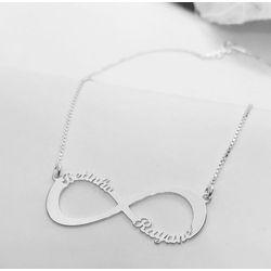 Gargantilha Personalizada Infinito Em Prata 925 - ... - A S JOIAS E SEMIJOIAS