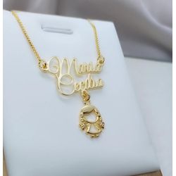 Colar Personalizado Com Nome Composto De Filho (a)... - A S JOIAS E SEMIJOIAS