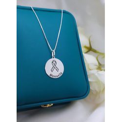 Colar Em Prata 925 Personalizável Com Laço Autismo... - A S JOIAS E SEMIJOIAS