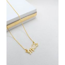 Colar Mãe Banhado a Ouro - 989.92 - A S JOIAS E SEMIJOIAS