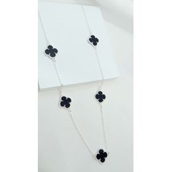 Colar Trevo Banhado a Prata - 602.10 - A S JOIAS E SEMIJOIAS