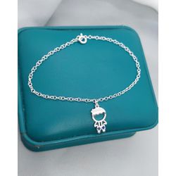 Pulseira Com Pingente Menino Prata 925 - 4839 - A S JOIAS E SEMIJOIAS