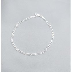 Pulseira Masculina 3x1 Prata 925 21cm - 945.2.2 - A S JOIAS E SEMIJOIAS