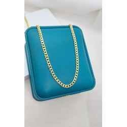 Corrente Grumet Banhada a Ouro - 999.130 - A S JOIAS E SEMIJOIAS