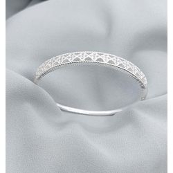 Bracelete Com Detalhes Cravejados Em Zircônias Ban... - A S JOIAS E SEMIJOIAS