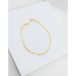 Pulseira Infantil Piastrine Banhada a Ouro - 999.... - A S JOIAS E SEMIJOIAS