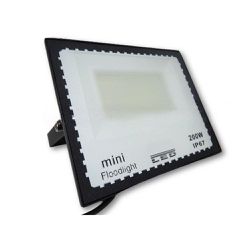 Mini Refletor Holofote De Led 200w Branco Frio a P... - Benled