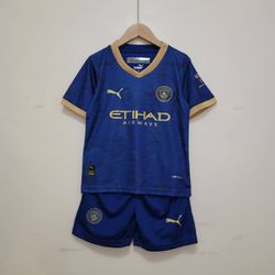 Conjunto Infantil Manchester City Blue 23/24 - KI... - GOAT SPORTS