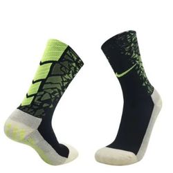MEIA ANTIDERRAPANTE NK PERFORMACE PRETA/VERDE - 14... - GOAT SPORTS