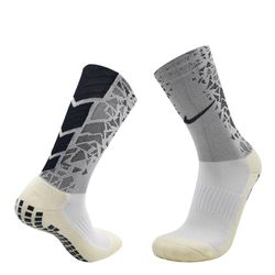 Meia Antiderrapante NK Performance Branca/Preto co... - GOAT SPORTS