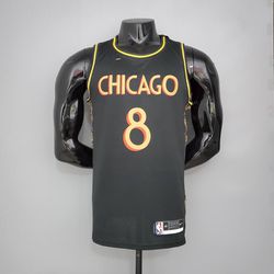 NBA CHICAGO BULLS JOGADOR - 8 LAVINE - PRETO - NBA... - GOAT SPORTS