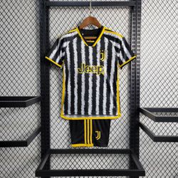 Conjunto Infantil Juventus Home 23-24 - KIDS39 - GOAT SPORTS