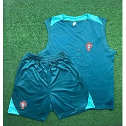 Conjunto Treino Regata e Short Portugal 2024/25 -... - GOAT SPORTS