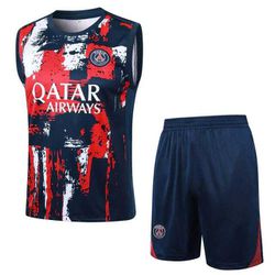 Conjunto Treino Regata E Short PSG 2024/25 Vermelh... - GOAT SPORTS