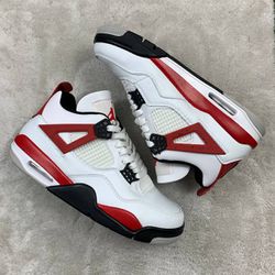 Tenis NK Air Jordan 4 - Branco/Vermelho - NKJ4A - GOAT SPORTS