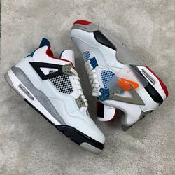 Tênis NK Air Jordan 4 - What The - Colorido - NKJC... - GOAT SPORTS