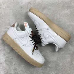 Tênis Nk Air Force 1 Low 07 - LX Brogue Sail - Bra... - GOAT SPORTS