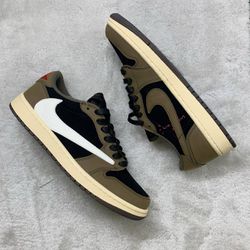Tênis NK Travis Scott Jordan 1 Low - Marrom - NKDM... - GOAT SPORTS