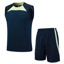 Conjunto Treino Brasil 22/23 Regata + Short - Azul... - GOAT SPORTS
