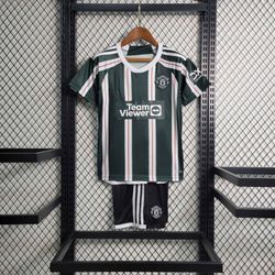 Conjunto Infantil Manchester United Away 23/24 - V... - GOAT SPORTS