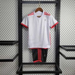 Conjunto Infantil Flamengo Away II 24/25 - Branco ... - GOAT SPORTS