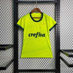 Camisa Palmeiras Home 23/24 Feminina - Verde Neon ... - GOAT SPORTS