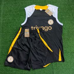 Conjunto Treino Regata + Short Chelsea 2024/25 - P... - GOAT SPORTS