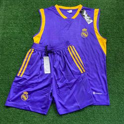 Conjunto Treino Regata + Short Real Madrid 23/24 R... - GOAT SPORTS