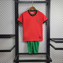 Conjunto Infantil Portugal Home I 24/25 - KIDS106 - GOAT SPORTS