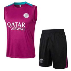Conjunto Treino Regata + Short Psg 2024/25 - Roxo ... - GOAT SPORTS