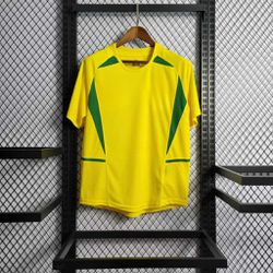 Camisa Retrô Seleção Brasileira Home I 2002 - Copa... - GOAT SPORTS
