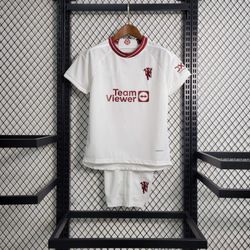Conjunto Infantil Manchester United 23/24 Away - K... - GOAT SPORTS