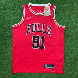 NBA Chicago Bulls Rodman #91 - 75 ANOS - Vermelha ... - GOAT SPORTS