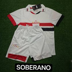 (DEFEITO) Conjunto Infantil Home I 24/25 - Branco ... - GOAT SPORTS