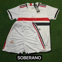 (DEFEITO) Conjunto Infantil Home 23-24 Branca - DF... - GOAT SPORTS