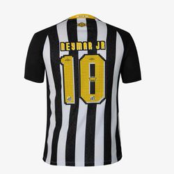 Camisa Santos Home I 25/26 - Neymar JR 10 - Branca... - GOAT SPORTS
