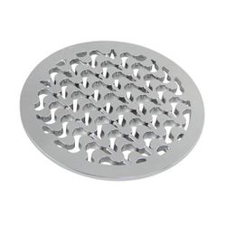 AMANCO GRELHA COPACABANA ABS CROMADA REDONDA 100 - 10806 - ATACADO ZR